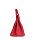 Birkin 30 Veau Epsom in Bougainvillea, bottom view